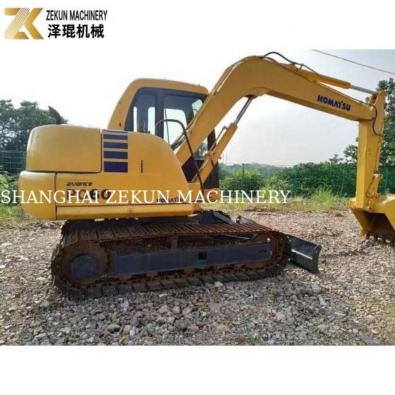 Excavadora Komatsu PC60-7 de segunda mano original de Japón de 2 toneladas de peso de operación Mini Excavadora de segunda mano