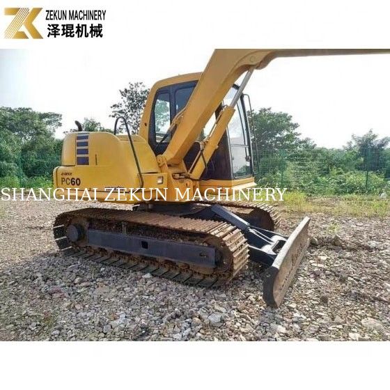 Excavadora Komatsu PC60-7 de segunda mano original de Japón de 2 toneladas de peso de operación Mini Excavadora de segunda mano