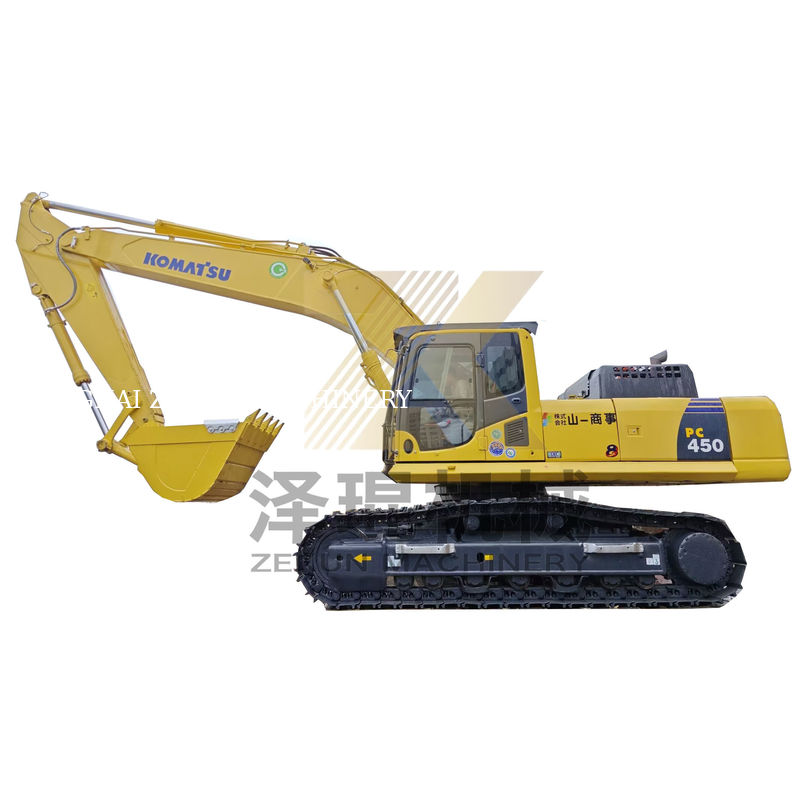 Excavadora recorrida Komatsu PC450-8 usada 45 toneladas con 3000-4000 horas de trabajo