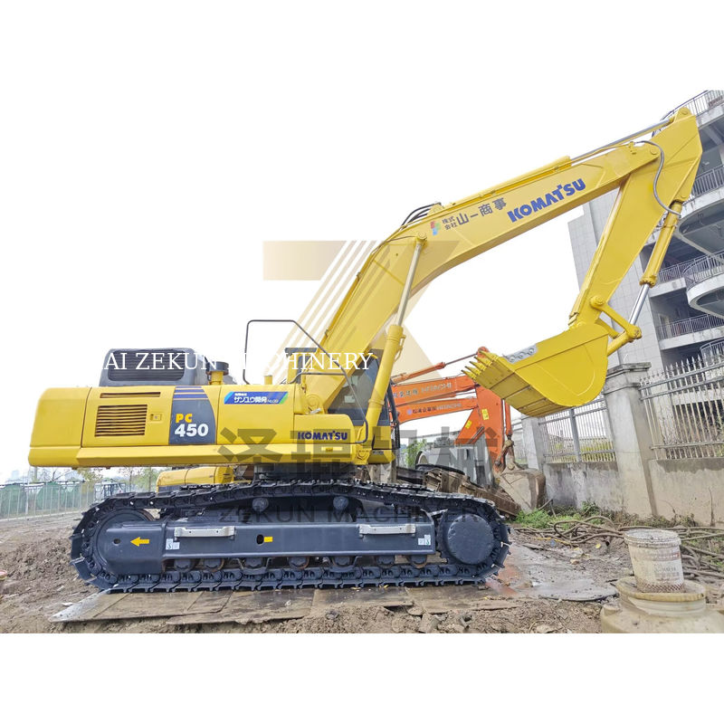 Excavadora recorrida Komatsu PC450-8 usada 45 toneladas con 3000-4000 horas de trabajo