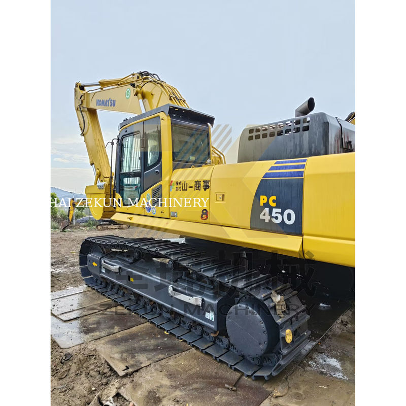 Excavadora recorrida Komatsu PC450-8 usada 45 toneladas con 3000-4000 horas de trabajo