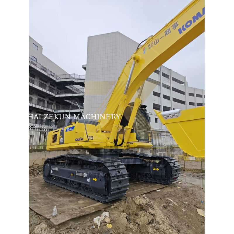 Excavadora recorrida Komatsu PC450-8 usada 45 toneladas con 3000-4000 horas de trabajo