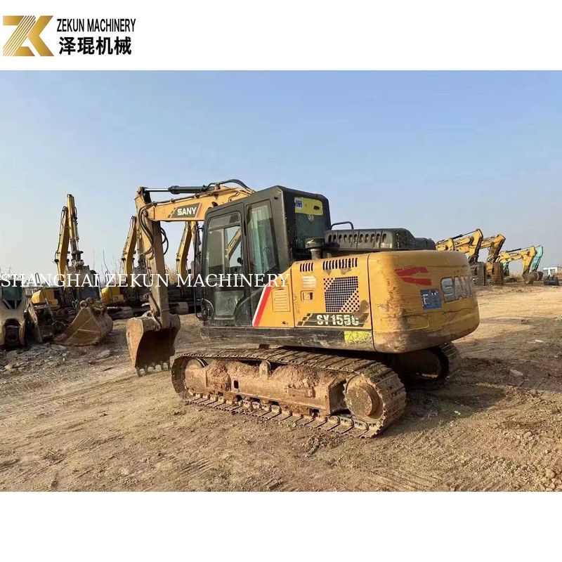 Excavadora de 13 toneladas usada Sany Crawler SY135C-8 SY135C-9