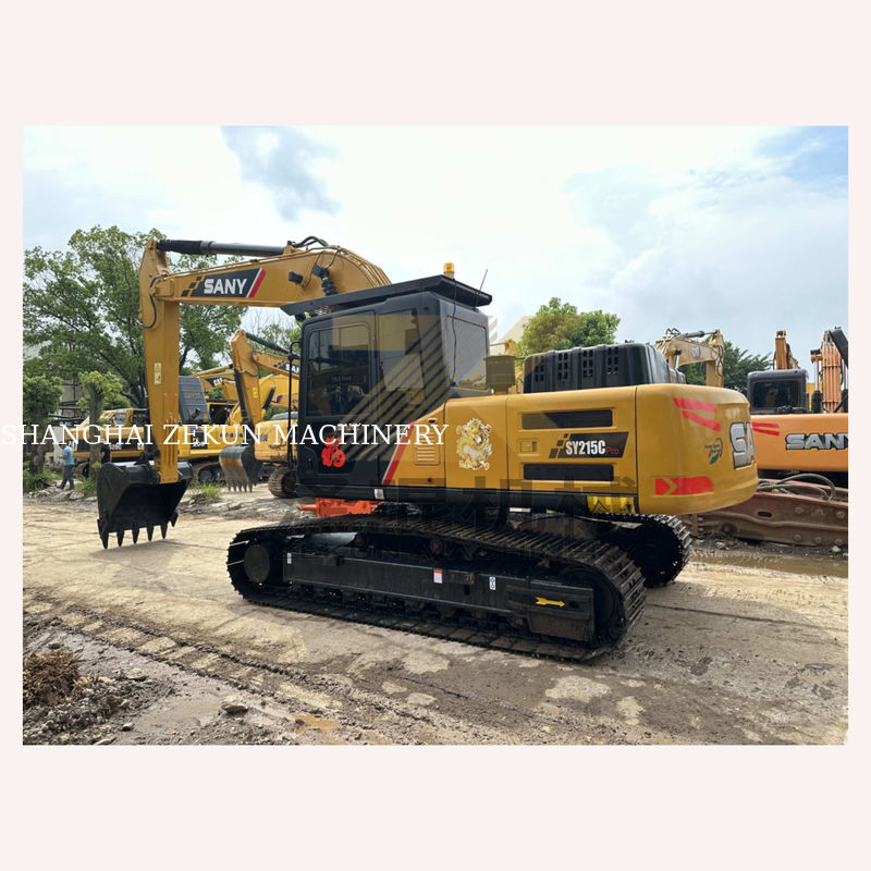 2023 Sany SY215C Pro Crawler Excavator Excavador pesado de 21 toneladas con otra bomba hidráulica