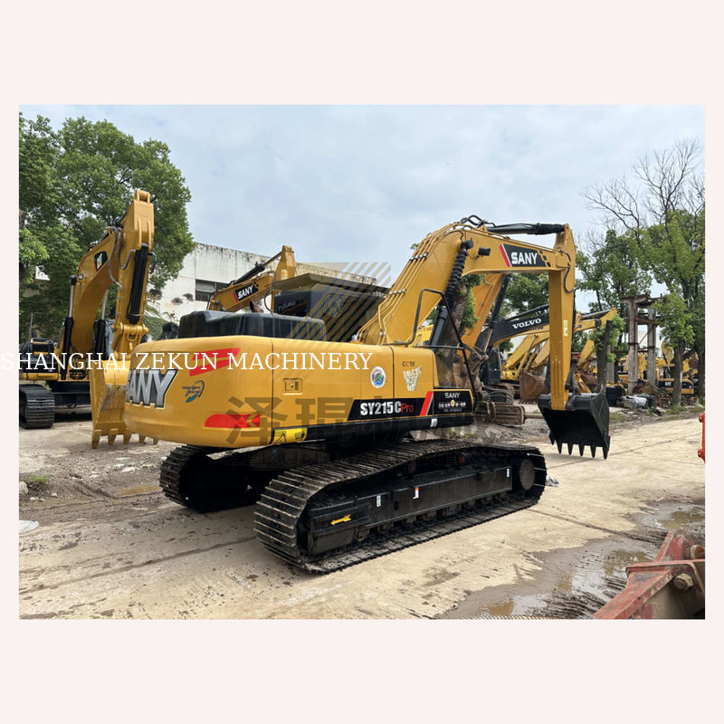2023 Sany SY215C Pro Crawler Excavator Excavador pesado de 21 toneladas con otra bomba hidráulica