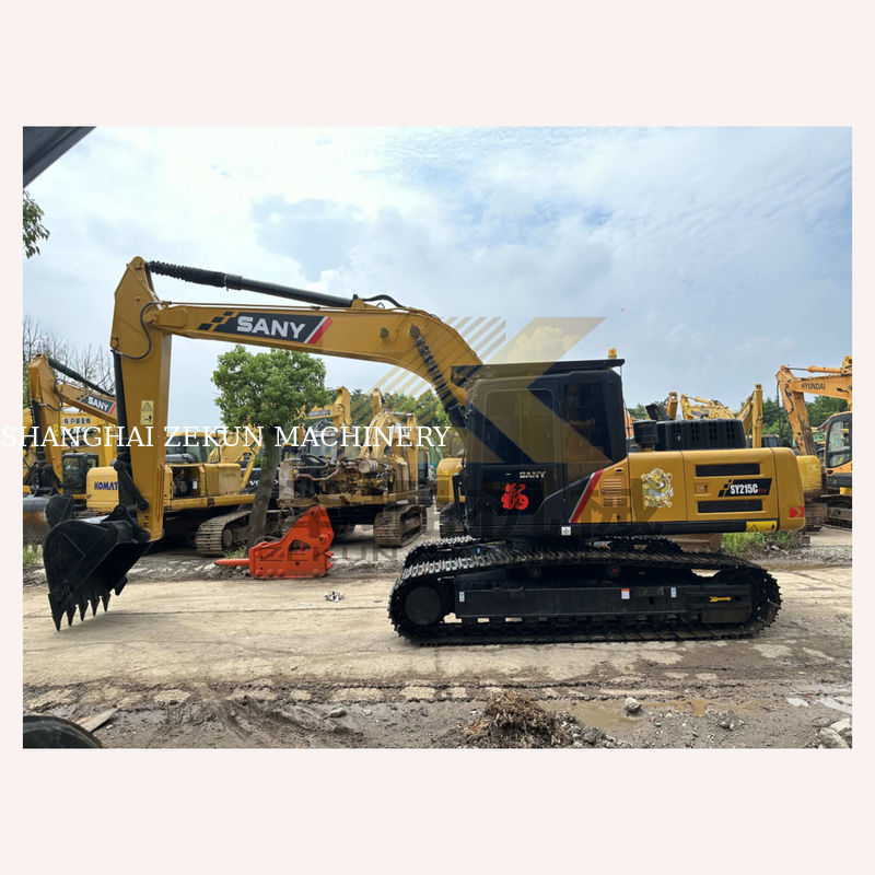 2023 Sany SY215C Pro Crawler Excavator Excavador pesado de 21 toneladas con otra bomba hidráulica