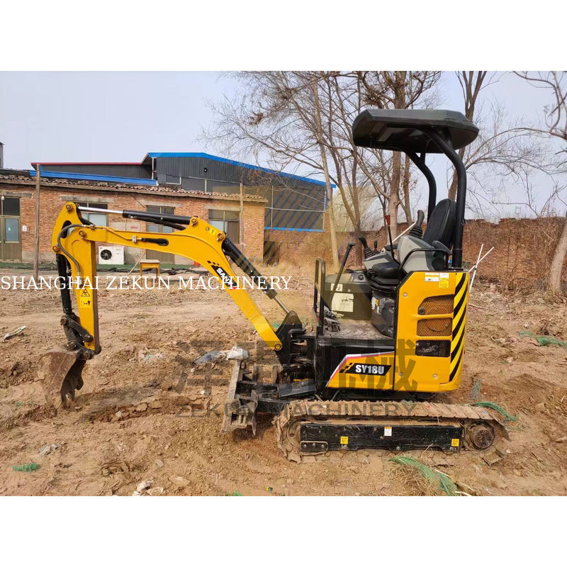 SY18U mini excavadora de 1,8 toneladas perfecta para espacios pequeños y presupuestos limitados