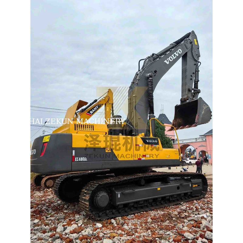 Excavadora Volvo Ec480DL de segunda mano con capacidad de cubo de 1.77-3.8m3 y en buen estado