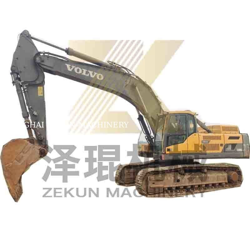 Excavadora Volvo EC480DL 48T usada un cubo de 1.77-3.8m3 importación de Corea
