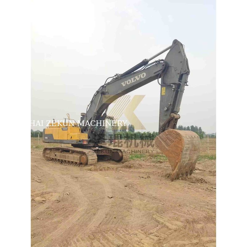 Excavadora Volvo EC480DL 48T usada un cubo de 1.77-3.8m3 importación de Corea