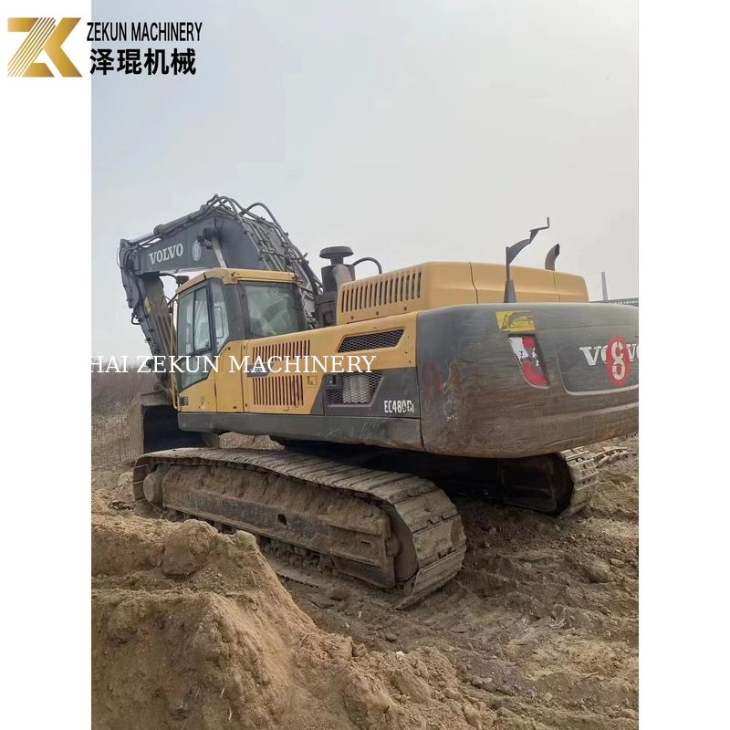 Excavadora usada Volvo EC480DL de 48 toneladas con una potencia de 265 kW y 4001-6000 horas de trabajo