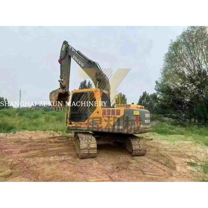 Excavadora usada Volvo EC140DL de 14 toneladas con poca jornada y cilindro hidráulico duradero