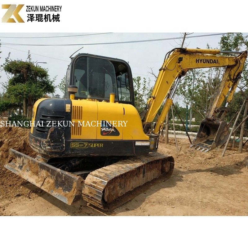 5Excavadora Hyundai Robex 55-7 de 5 toneladas con válvula hidráulica