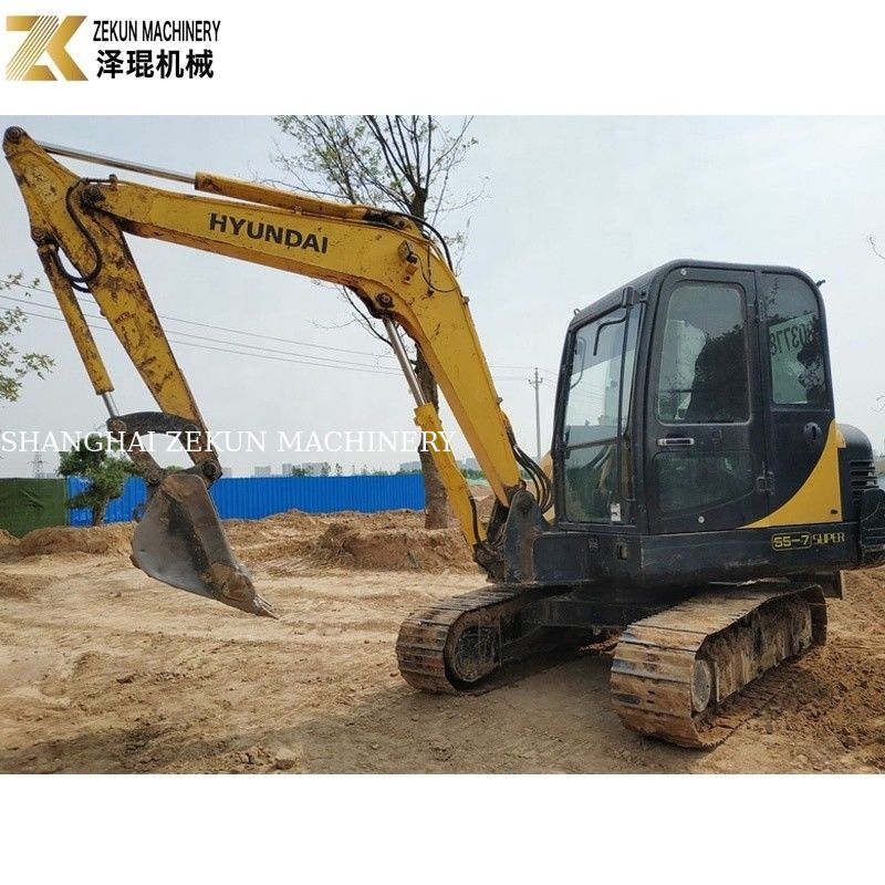 5Excavadora Hyundai Robex 55-7 de 5 toneladas con válvula hidráulica