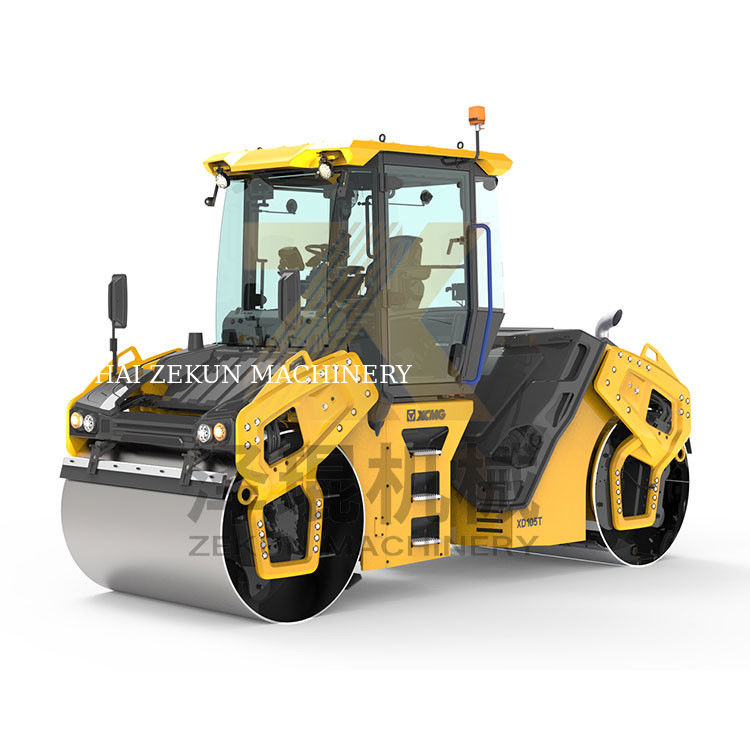 10 toneladas XCMG XD105T Doble tambor de rodillo EU Fase V Equipo de construcción de carreteras