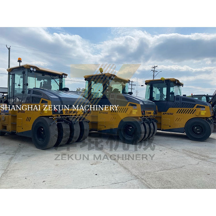 16 toneladas XCMG XP165S Roller de neumáticos UE Equipo de construcción de carreteras de etapa III