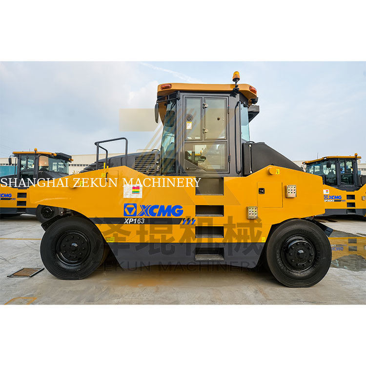 13 toneladas XCMG XP163 Roller de neumáticos China Equipo de construcción de carreteras de segunda etapa