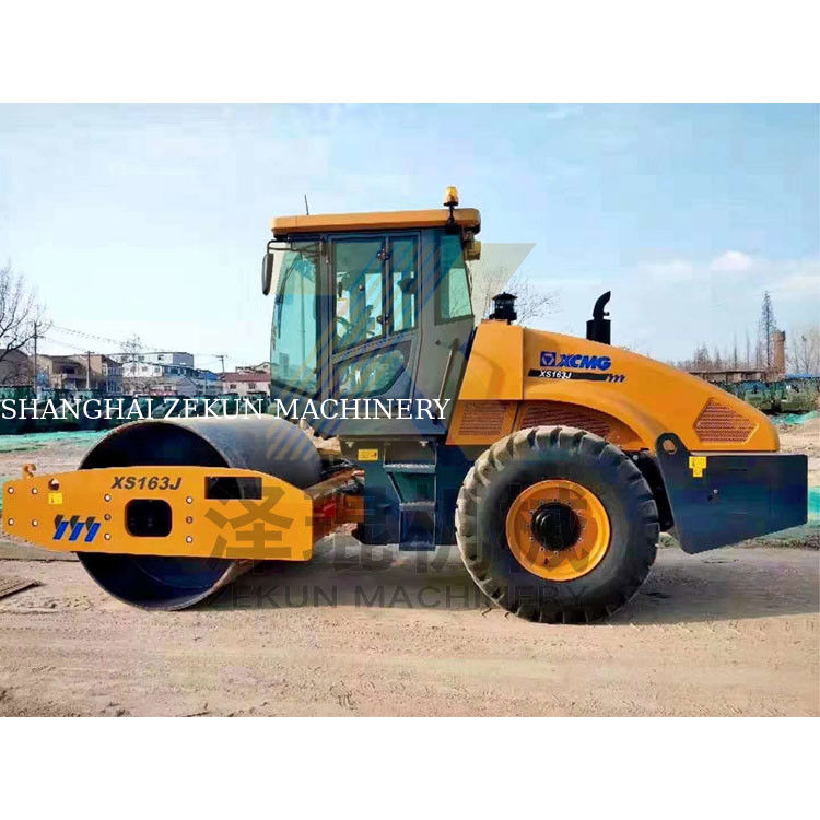 16 toneladas XCMG XS163J Roller vibratorio de tambor único China etapa II
