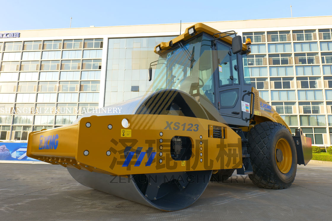 12 toneladas XCMG XS123 Roller hidráulico completo EU Etap V Equipo vial