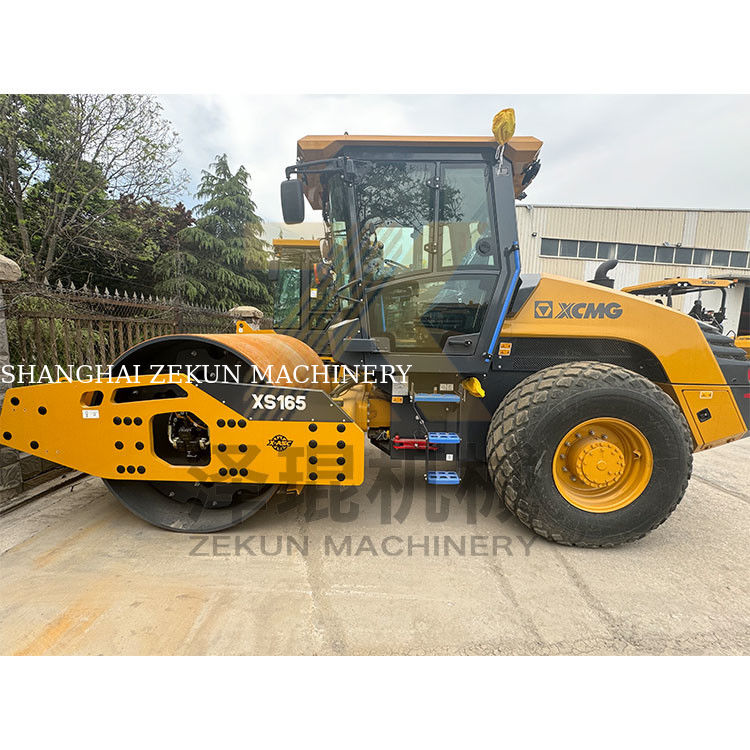 16ton XCMG XS165 Roller de tambor único hidráulico completo EU Fase V