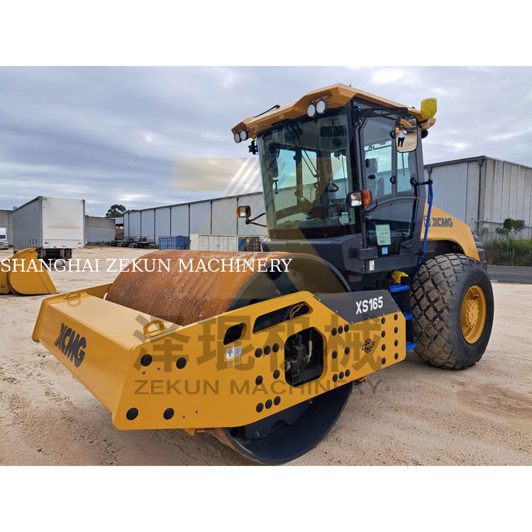 16ton XCMG XS165 Roller de tambor único hidráulico completo EU Fase V