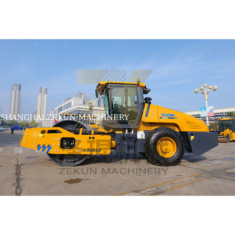 20T XCMG XS205S Roller de tambor hidráulico único Etapa III