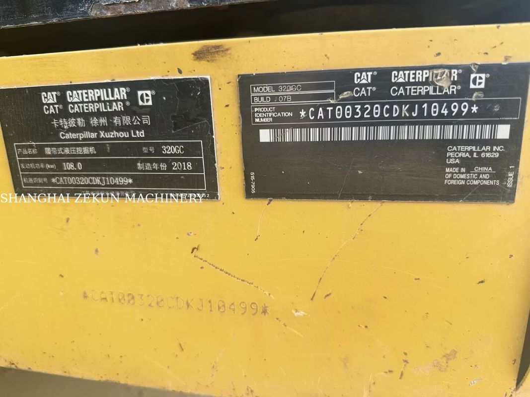 2018 Cat 320GC Excavadora 4300H Condición original para operaciones de construcción sin problemas