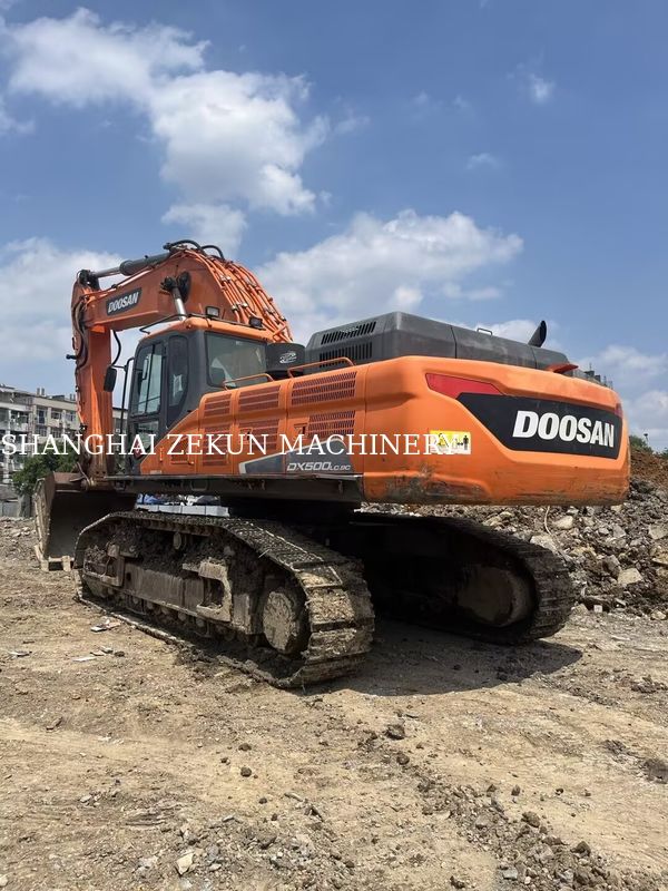 Excavadora Doosan DX500LC-9C usada, 800 rpm, potencia y altura máxima de excavación 11