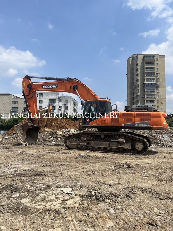Excavadora Doosan DX500LC-9C usada, 800 rpm, potencia y altura máxima de excavación 11