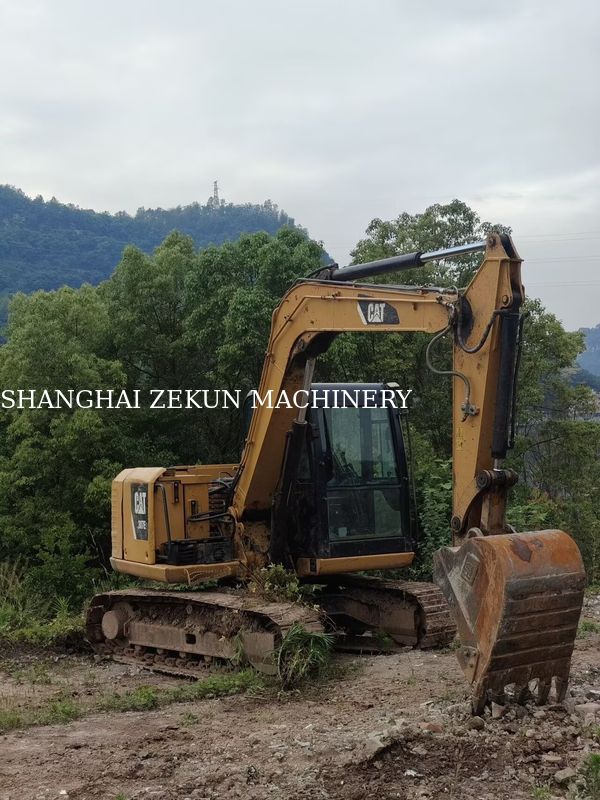 Excavadora CAT 307E2 de 2019 con alcance máximo a nivel del suelo de 400 mm y capacidad del tanque de combustible de 135 l