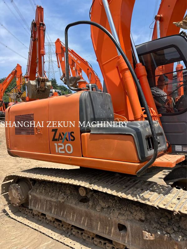 Excavadora Hitachi ZX120-6 14165 horas para necesidades comerciales, capacidad del depósito de combustible 240 L, presión hidráulica 34.3 MPa