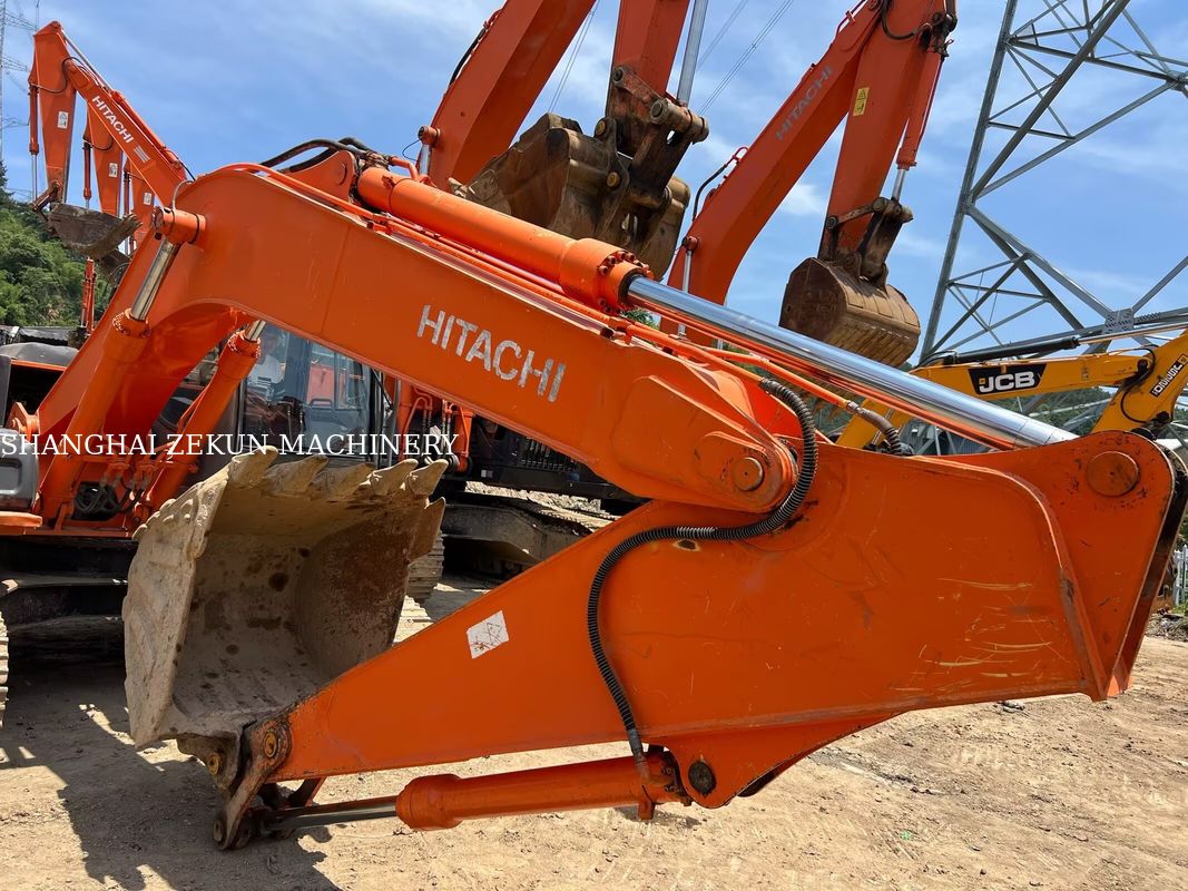 Excavadora Hitachi ZX120-6 14165 horas para necesidades comerciales, capacidad del depósito de combustible 240 L, presión hidráulica 34.3 MPa