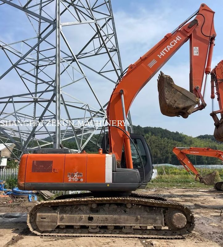 Excavadora Hitachi ZX200-3G 11056 horas Velocidad de desplazamiento de 3.5 / 5.5 km/h